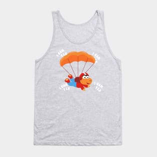 Vector illustration of a cute skydiver. Tank Top